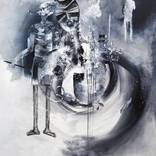 The chameleon & the old man by Mille Arts