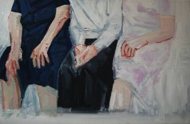 Original Figurative People Paintings by Myriam Dib