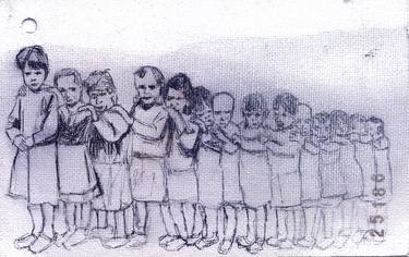 Original Children Drawings by Myriam Dib