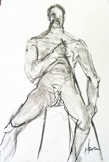 Original Nude Drawings by Hana Davis