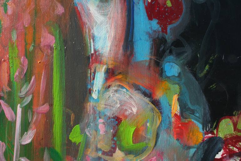 Original Abstract Expressionism Nature Painting by Oliveira Tavares