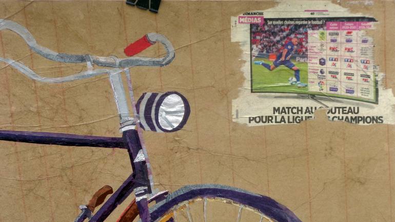 Original Figurative Transportation Collage by Fabio Dioges Andrade