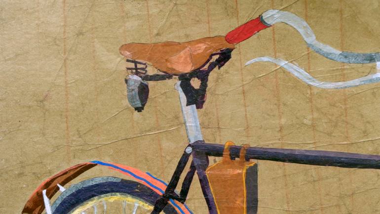 Original Figurative Transportation Collage by Fabio Dioges Andrade