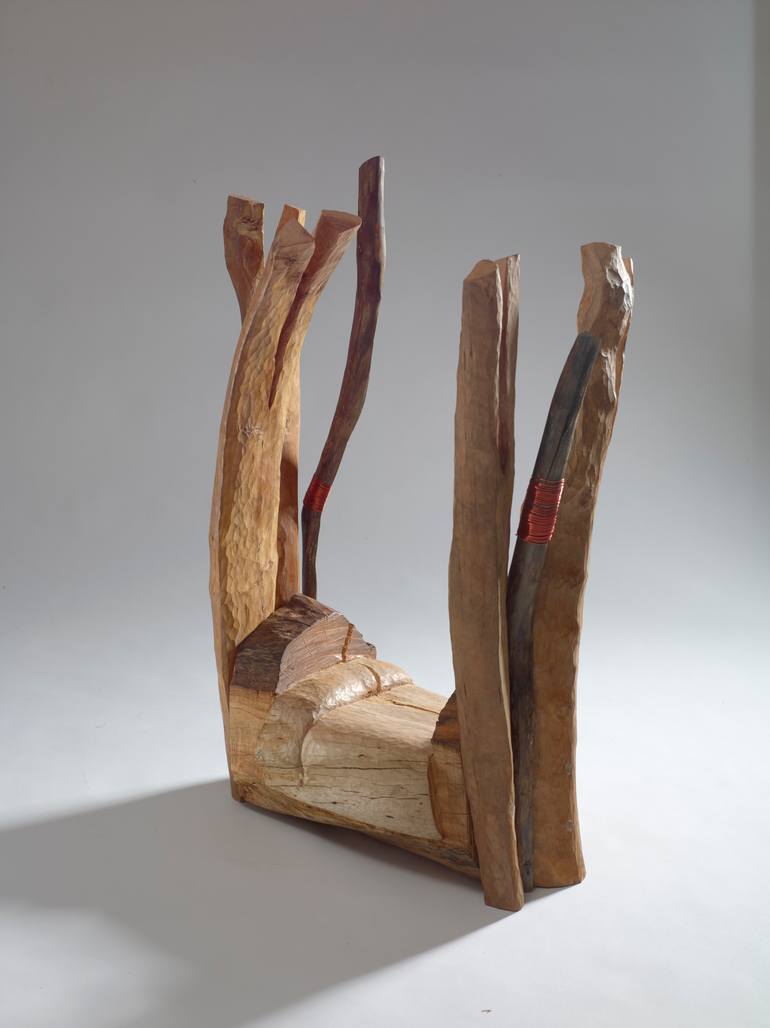 Original Fine Art Language Sculpture by Lin Lisberger