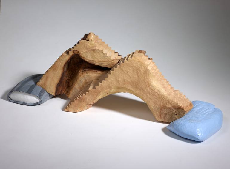 Original Modernism Abstract Sculpture by Lin Lisberger