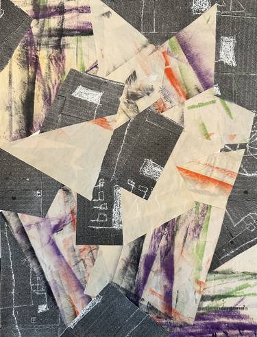 Original Modern Abstract Collage by Imanol Luquin