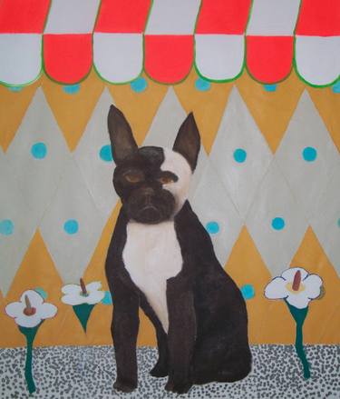 Original Pop Art Animal Paintings by Marthe Isa