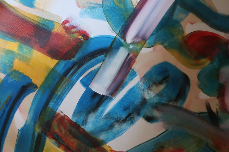 Original Abstract Painting by Marthe Isa