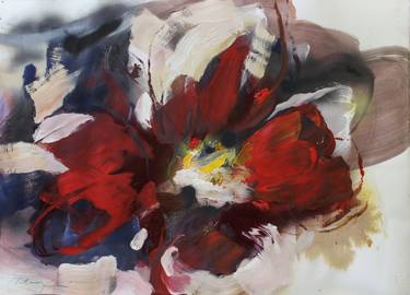 Print of Abstract Floral Paintings by Nataša Bezić