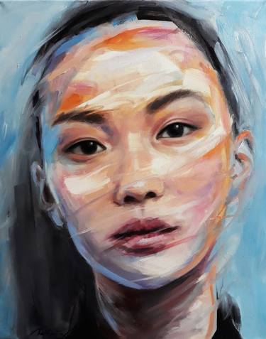 Original Expressionism Portrait Paintings by Nataša Bezić