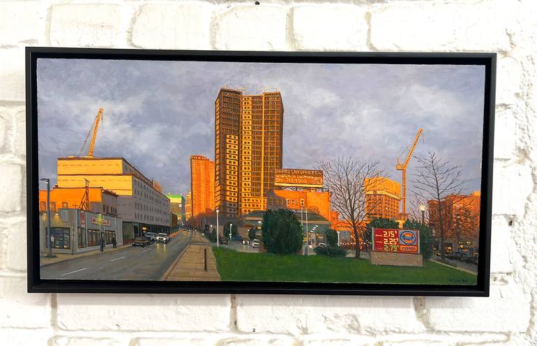 Original Realism Cities Painting by Valeri Larko