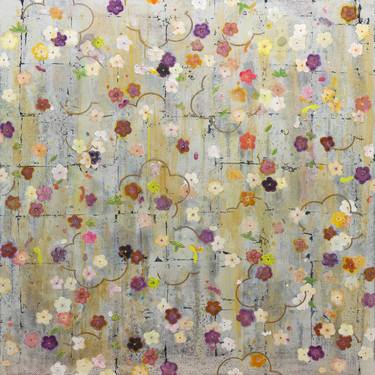 Print of Modern Floral Paintings by Deborah Gavel