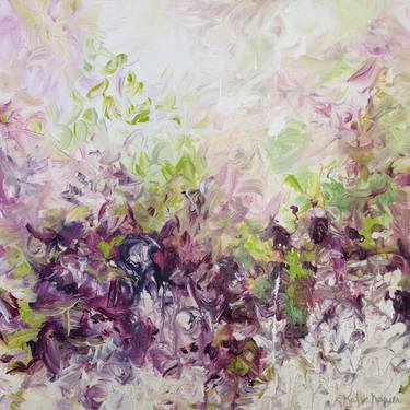 Original Abstract Floral Paintings by katie napier