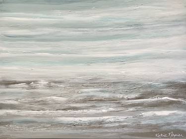 Original Abstract Expressionism Seascape Painting by katie napier