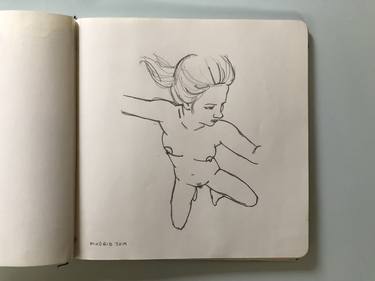 Original Nude Drawings by d Gilpin