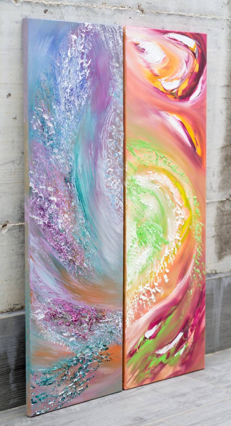 Original Abstract Expressionism Abstract Painting by Davide De Palma