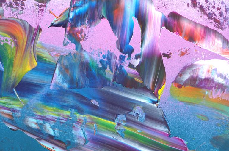 Original Abstract Expressionism Abstract Painting by Davide De Palma