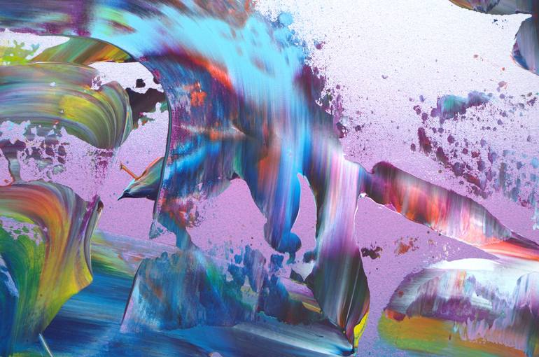 Original Abstract Expressionism Abstract Painting by Davide De Palma