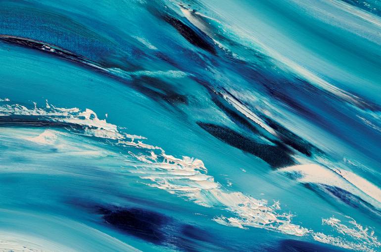 Original Abstract Seascape Painting by Davide De Palma