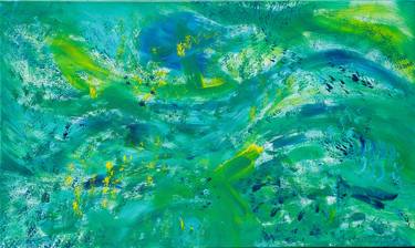 Original Abstract Seascape Painting by Davide De Palma