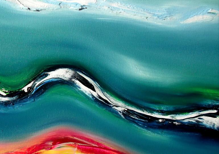 Original Abstract Seascape Painting by Davide De Palma