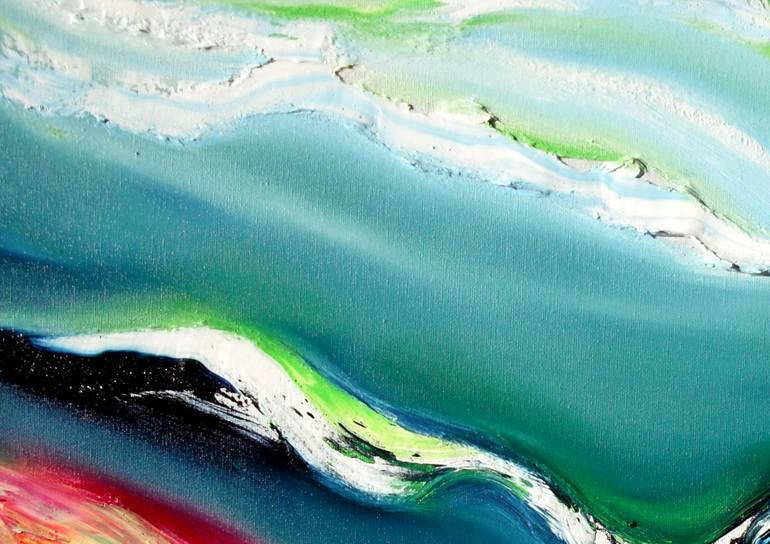 Original Abstract Seascape Painting by Davide De Palma