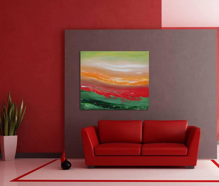 Original Abstract Landscape Painting by Davide De Palma
