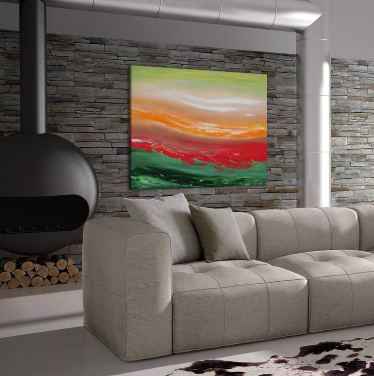 Original Abstract Landscape Painting by Davide De Palma