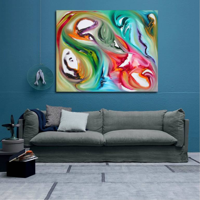 Original Abstract Painting by Davide De Palma