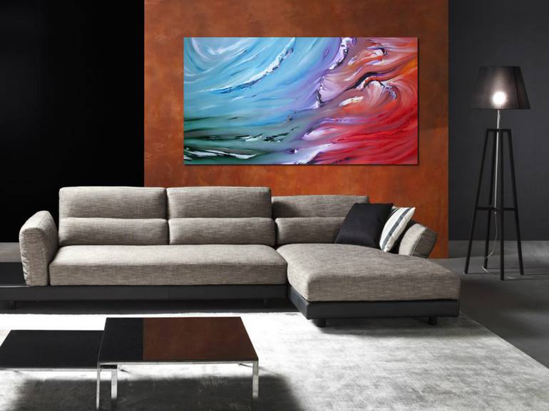 Original Abstract Expressionism Abstract Painting by Davide De Palma