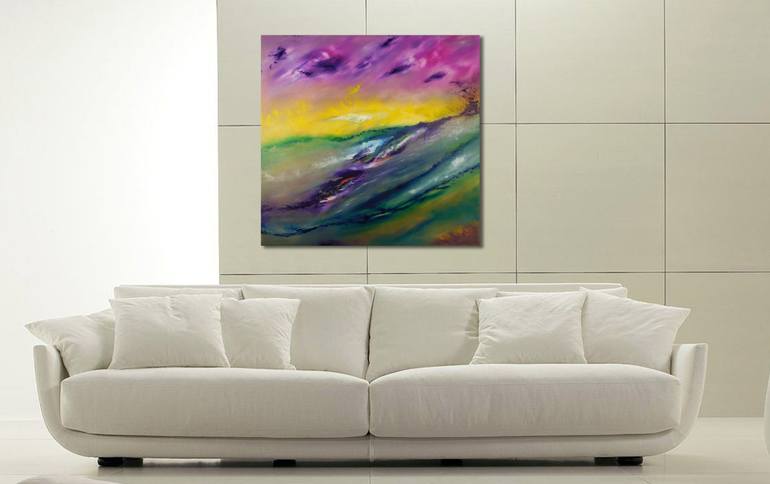 Original Abstract Landscape Painting by Davide De Palma