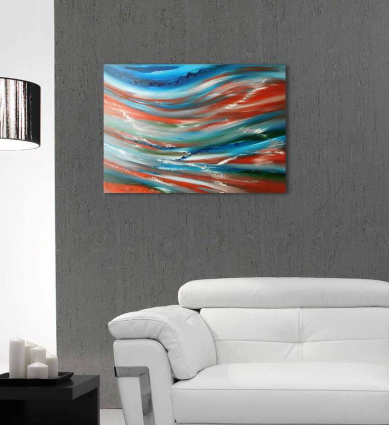 Original Abstract Landscape Painting by Davide De Palma