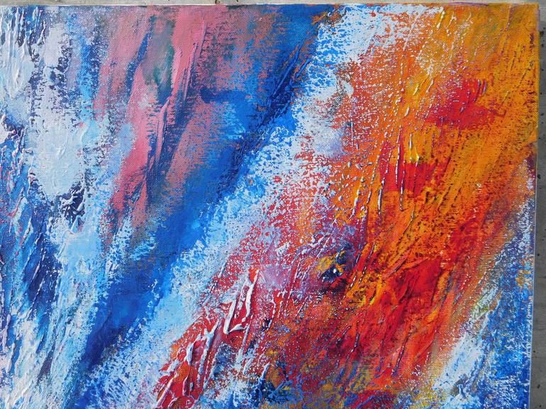 Original Abstract Expressionism Abstract Painting by Davide De Palma