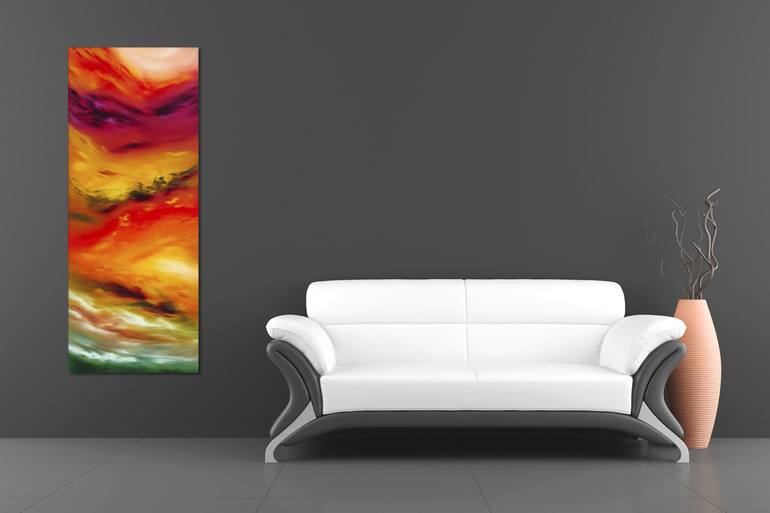 Original Abstract Landscape Painting by Davide De Palma