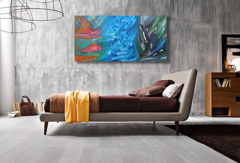 Original Abstract Expressionism Abstract Painting by Davide De Palma