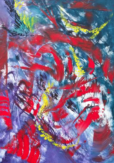Original Abstract Expressionism Abstract Paintings by Davide De Palma