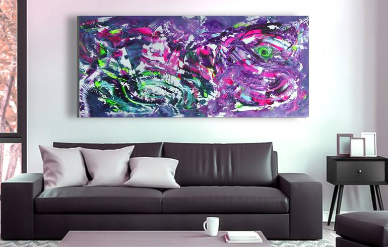 Original Abstract Expressionism Abstract Painting by Davide De Palma
