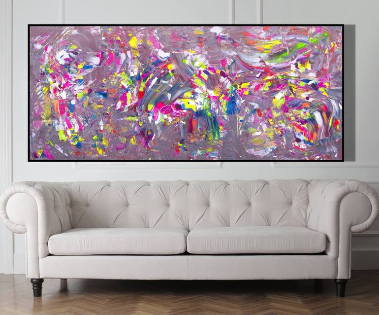 Original Abstract Expressionism Abstract Painting by Davide De Palma