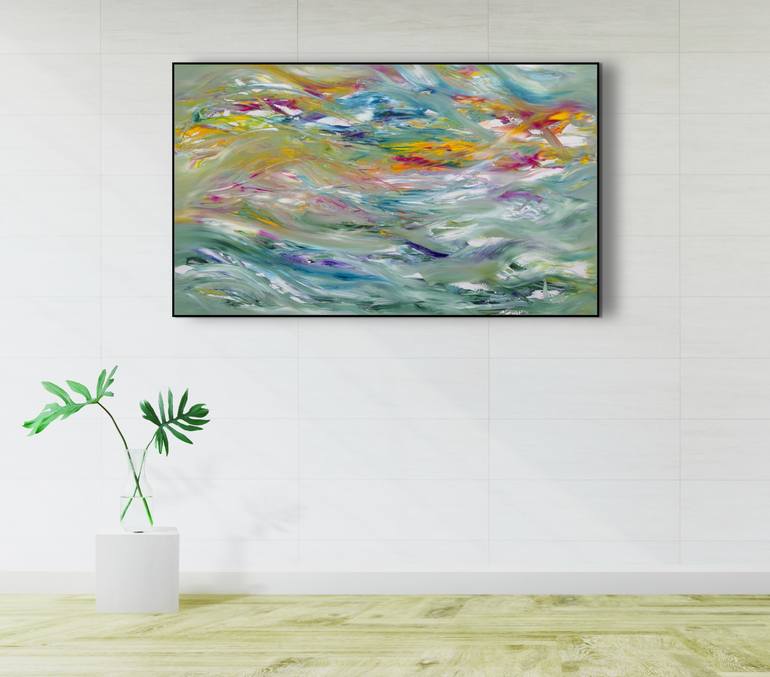 Original Abstract Landscape Painting by Davide De Palma