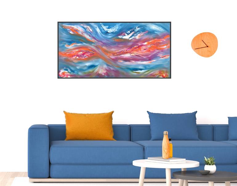 Original Abstract Landscape Painting by Davide De Palma