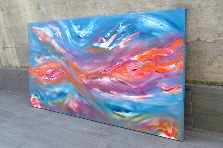 Original Abstract Landscape Painting by Davide De Palma