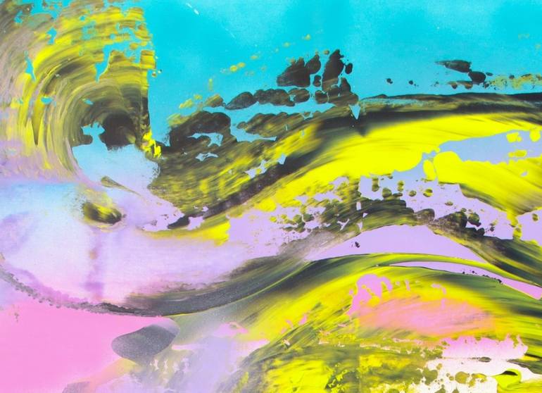 Original Abstract Expressionism Abstract Painting by Davide De Palma