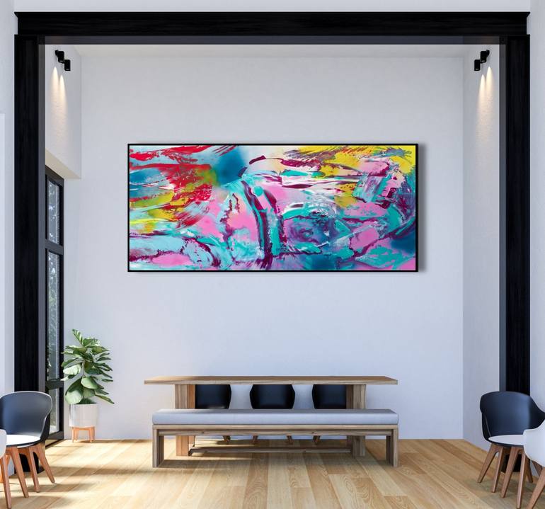 Original Abstract Expressionism Abstract Painting by Davide De Palma