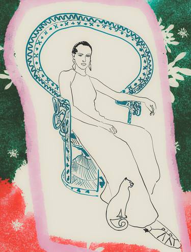 Print of Figurative Women Digital by Beate Tubach