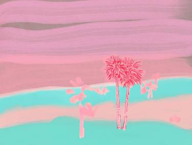 Original Contemporary Beach Digital by Beate Tubach