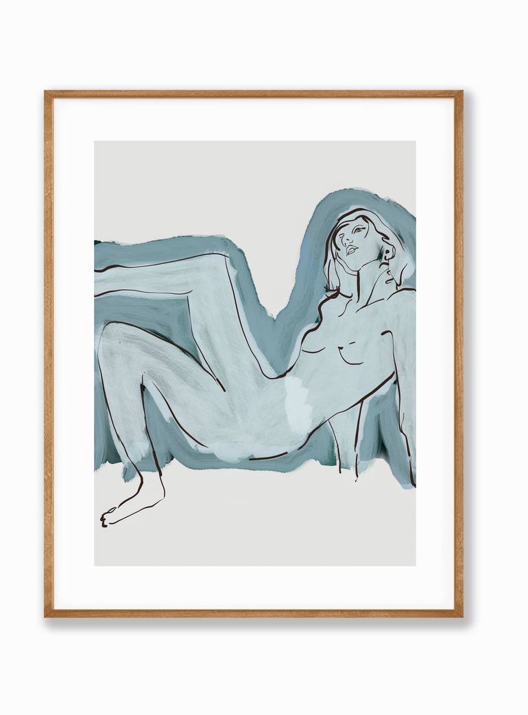 Original Contemporary Nude Digital by Beate Tubach