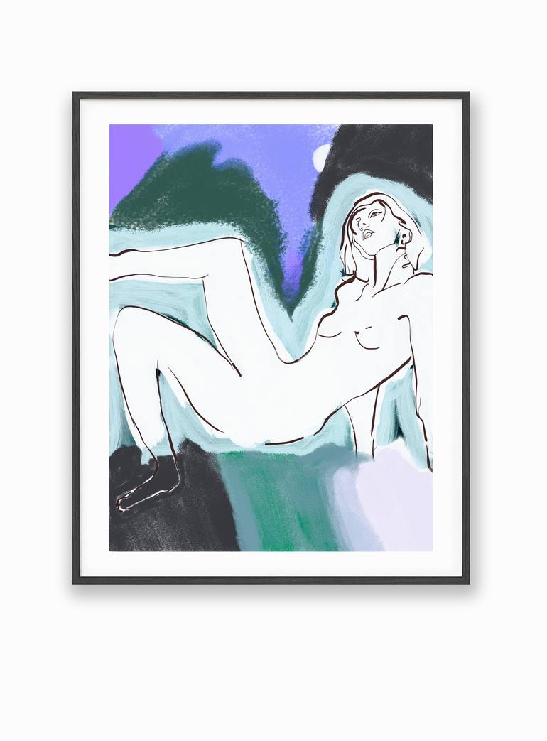 Original Contemporary Nude Digital by Beate Tubach