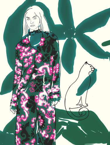 Original Contemporary Fashion Digital by Beate Tubach