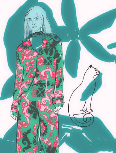 Print of Contemporary Fashion Digital by Beate Tubach