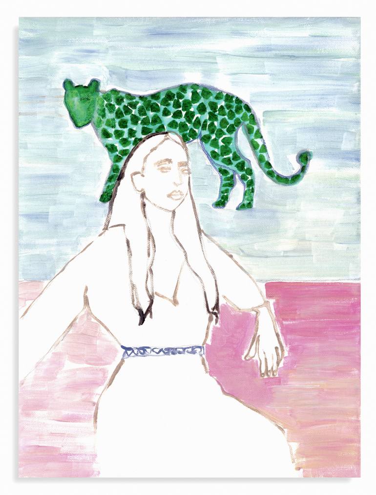 Original Contemporary Animal Painting by Beate Tubach